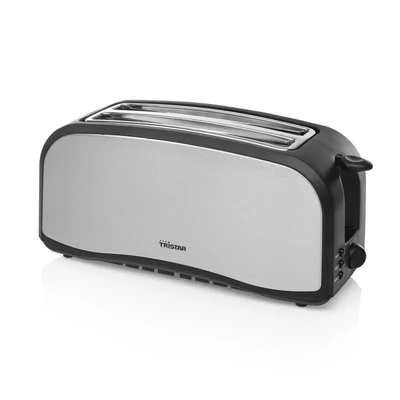 Tosteris Tristar BR-1046 4 šķēles Melns Nerūsējošais tērauds 1400W