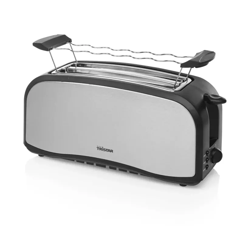Tosteris Tristar BR-1046 4 šķēles Melns Nerūsējošais tērauds 1400W