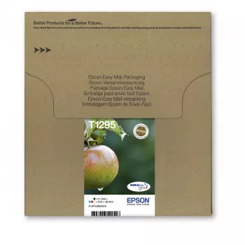 Epson Apple Multipack 4 krāsas T129 EasyMail, Melna, Ciāna, Fuksīna, Dzeltena, 11.2 ml, 7 ml, 1 gab., Komplekts