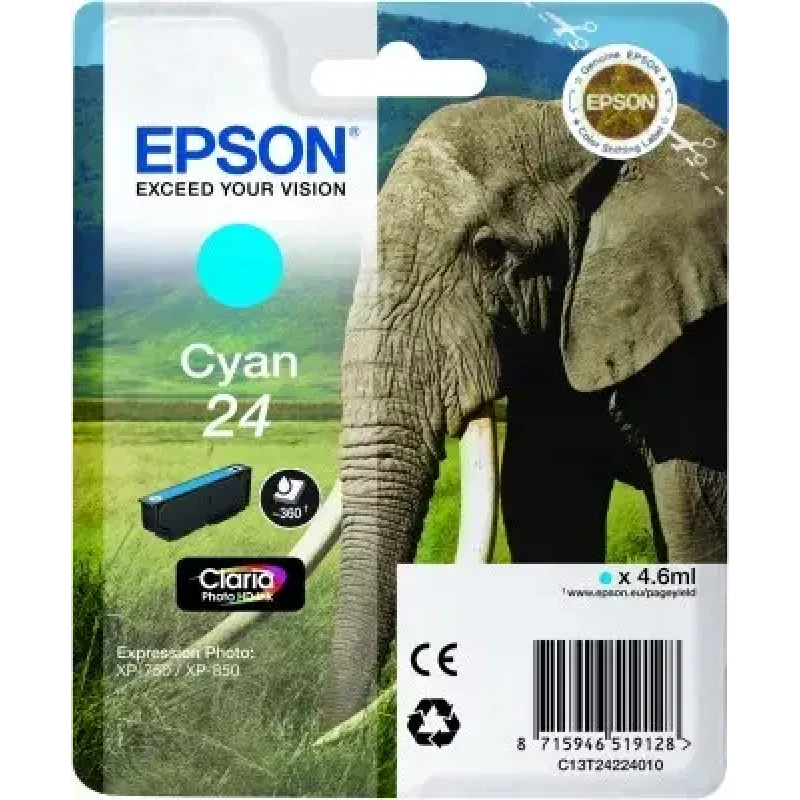Epson Claria Photo HD Cyan Originala kasetne (C13T24224010)