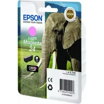 Epson oriģinālā tintes kasetne C13T24264010 pigmenta Light Magenta vienpakotne