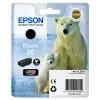 Epson Polar bear Singlepack Black 26 Claria Premium Tinte, Melna, Pigmenta tinte, 1 gab.