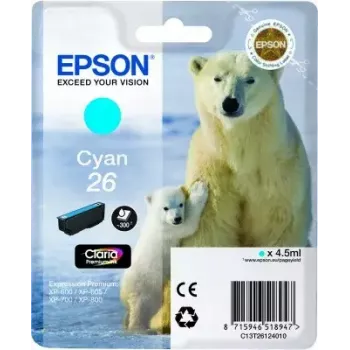 Epson C13T26124010 tintas kasetne Ciāna 26 Claria Premium