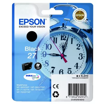Epson 27 DURABrite Ultra oriģinālā melnā tintes kasetne (standarta ietilpība)