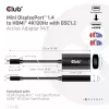 CLUB3D CAC-1186 aktīvs Mini DisplayPort 1.4 uz HDMI 4K@120Hz ar DSC 1.2 adapteris M/F