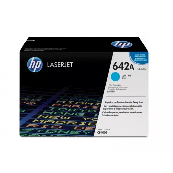 HP 642A ciāna oriģinālā LaserJet tonera kasetne 1 gab.