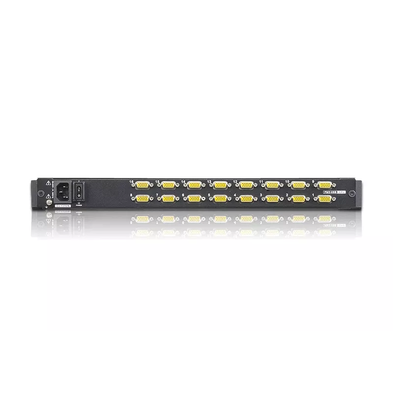 ATEN CL1316 KVM slēdzis, 19 inch LCD, 1U, uzstādāms statīvā, melns
