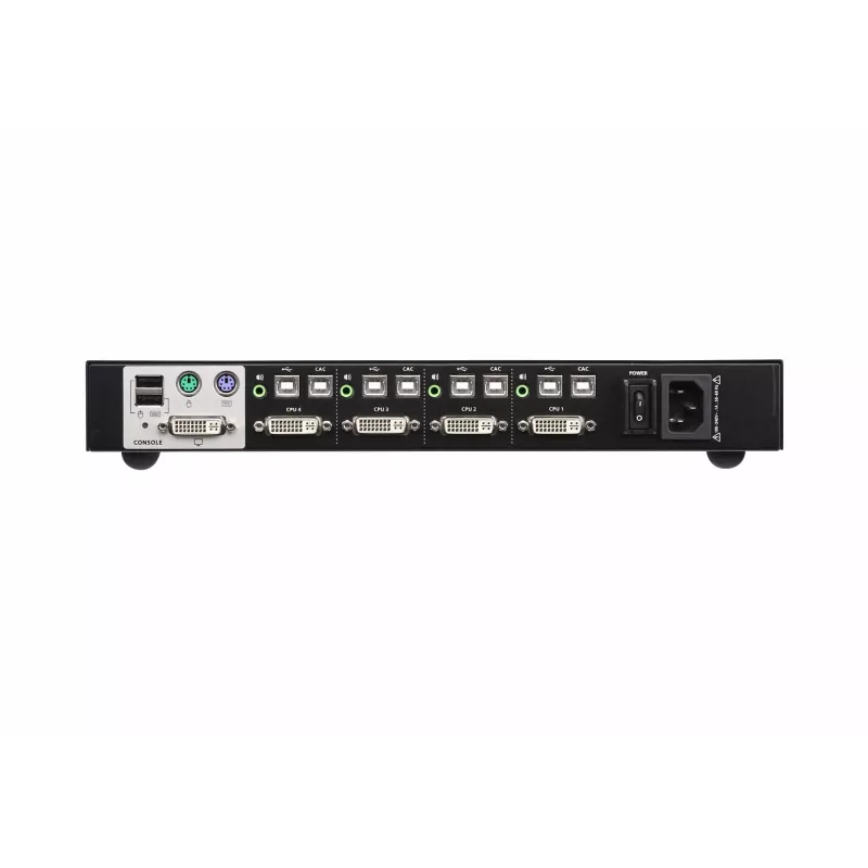 ATEN 4-Portu USB DVI Drošs KVM Slēdzis (CS1184D)