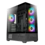 PC korpuss Azza Tiara Midi Tower Melns