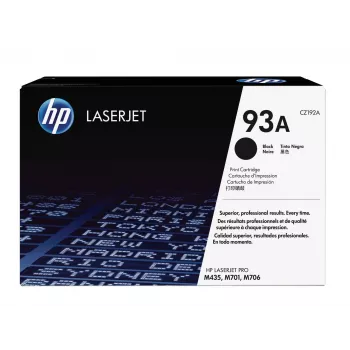 HP 93A melns oriģināls lāzerprintera tonera kasetne, 12000 lapas, melns, 1 gab.