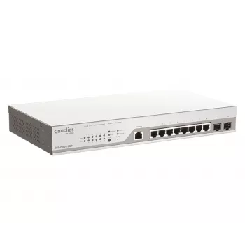 D-Link DBS-2000-10MP/E tīkla slēdzis pārvaldāms L2 Gigabit Ethernet (10/100/1000) Power over Ethernet (PoE) Pelēks
