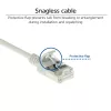 ACT Grey 5 m LSZH U/FTP CAT6A datacenter plānā lēcienvads ar RJ45 savienotājiem