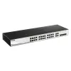 D-Link 28-Portu Gigabit viedais pārvaldāmais slēdzis ar 4 Combo portiem
