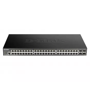 D-Link 48-portu Gigabit viedais pārslēgs ar 4 x 10G SFP+