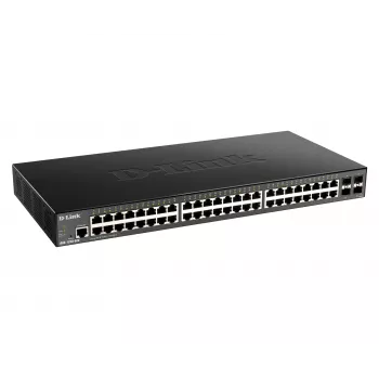 D-Link 48-portu Gigabit viedais pārslēgs ar 4 x 10G SFP+
