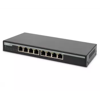 Nepārvaldāms slēdzis Digitus DN-95340 8 portu Gigabit PoE+