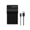 Duracell USB lādētājs Olympus BLN-1 akumulatoriem, melns