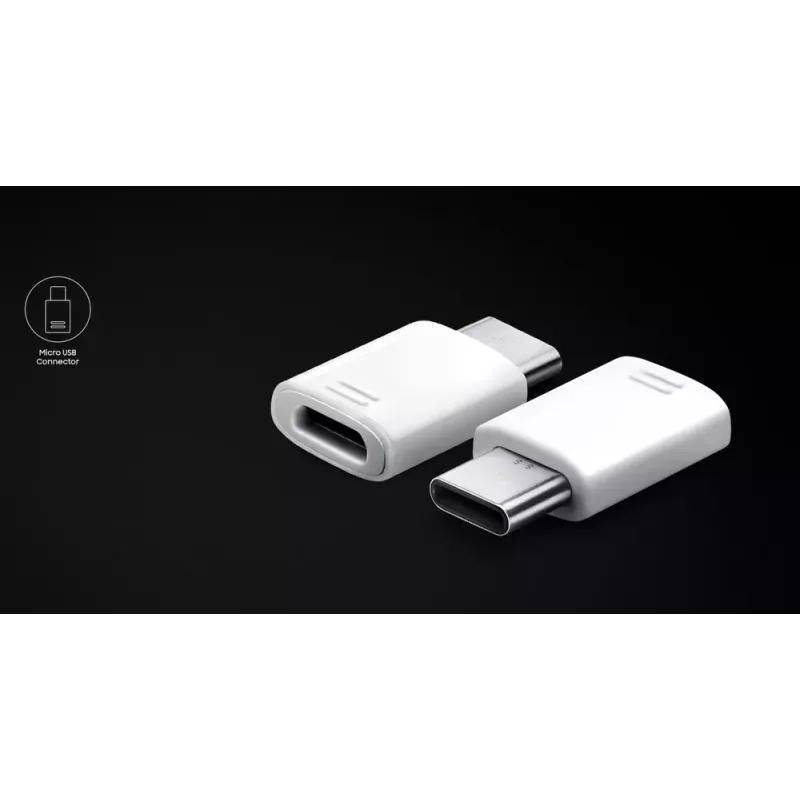 Samsung EE-GN930 Micro USB uz USB Type-C kabelis, balts