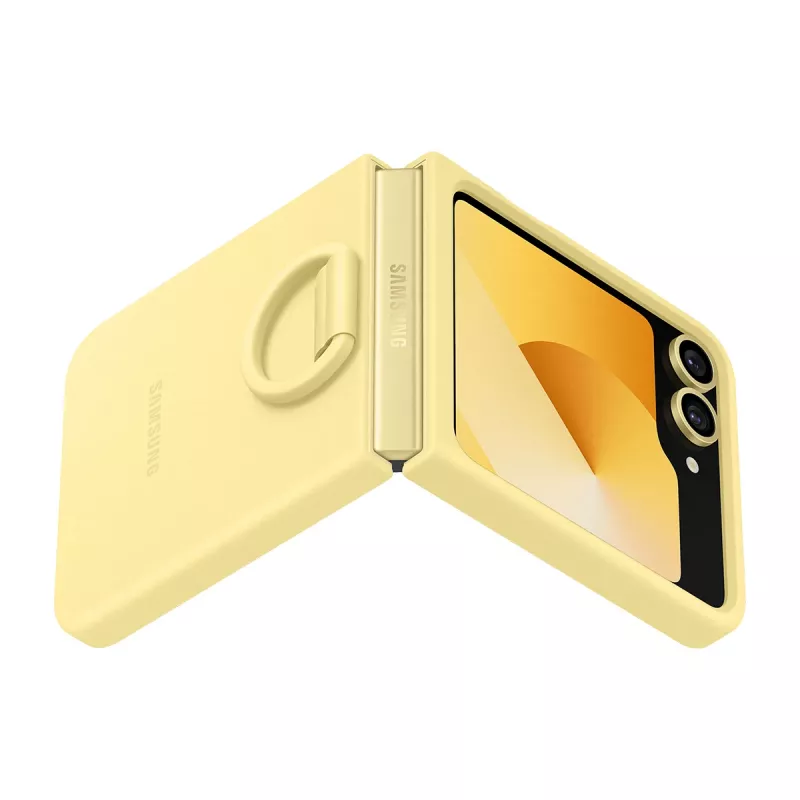 Samsung EF-PF741TYEGWW vāciņš mobilajam telefonam 17 cm (6,7 collas) Dzeltenā krāsā