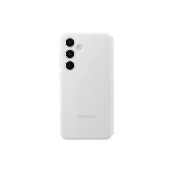 Maciņas korpuss Samsung Galaxy S24 Balts 6.2 collas 1 kabatiņa kartei