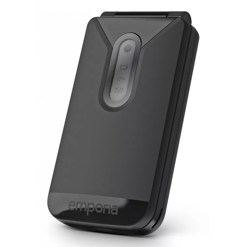 Emporia emporiaTALKglam 6.1 cm (2.4 collu) 94 g Melns Salokāms telefons