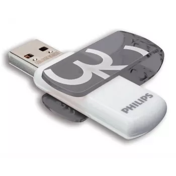 Philips USB zibatmiņa FM32FD05B/00, 32 GB, USB Type-A, 2.0, 18 MB/s, vāciņš, oranža, balta