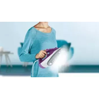 Tefal FV2836 sausā un tvaika gludeklis ar keramikas zoli 2400 W violets, balts