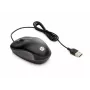HP USB Travel Mouse, abpusējs, optiskais, USB Type-A, 1000 DPI, melns