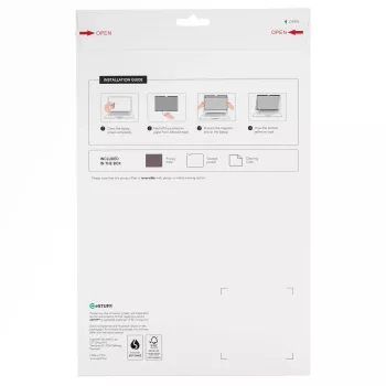 eSTUFF GLBMMB15 privātuma filtrs 39,1 cm (15,4 collu) bezrāmja klēpjdatora ekrāna aizsargs
