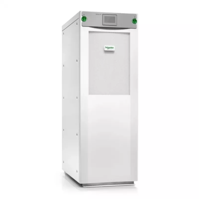 APC Galaxy VS UPS 30kW 400V ar atbalstu līdz 4 iekšējiem 9Ah viediem modulāriem akumulatoru blokiem, palaišana 5x8