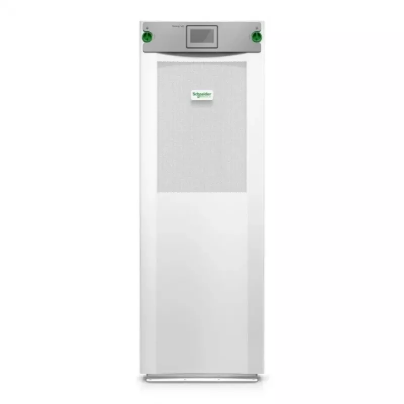 APC Galaxy VS UPS 30kW 400V ar atbalstu līdz 4 iekšējiem 9Ah viediem modulāriem akumulatoru blokiem, palaišana 5x8