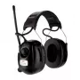 3M HRXD7A-01 bezvadu austiņas ar DAB+ un FM radio, melnas