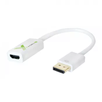 Techly IADAP DP-HDMIFP video kabeļa adapteris 0.2 m DisplayPort HDMI Balts
