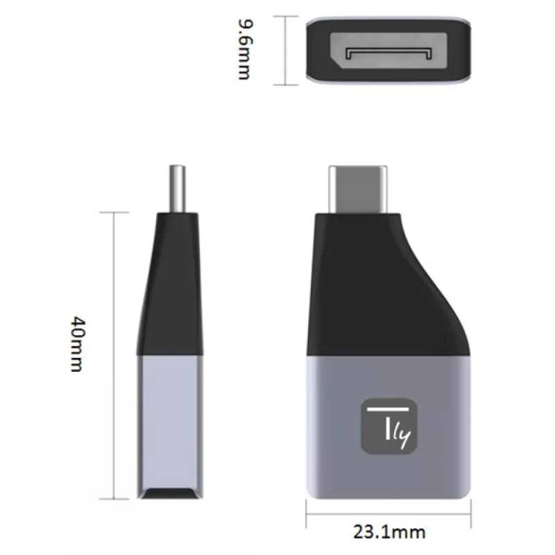 Techly IADAP USBC-DP4K USB-C uz DisplayPort adapteris 4K 60Hz