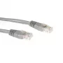 ACT pelēks 1,5 metru U/UTP CAT6 savienojuma kabelis ar RJ45 savienotājiem