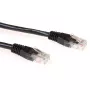 ACT Black 2 m U/UTP CAT6 savienojuma kabelis ar RJ45 savienotājiem