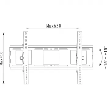 Techly ICA-PLB 231L TV stiprinājums 177.8 cm (70 inch) Melns