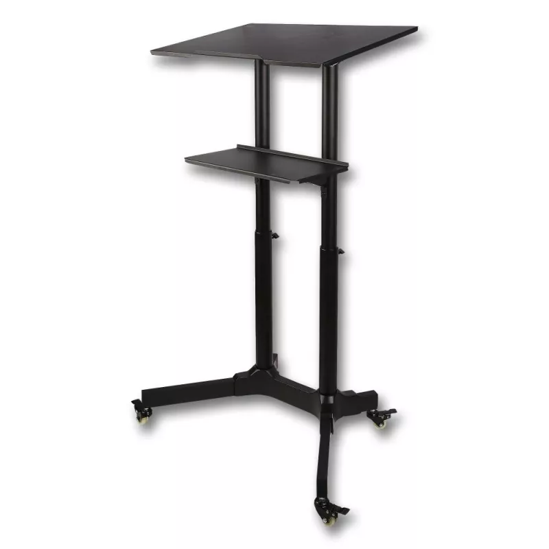 Techly ICA-TB TPM-1BK universālie ratiņi portatīvajam datoram/projektoram, 103-125 cm, melni