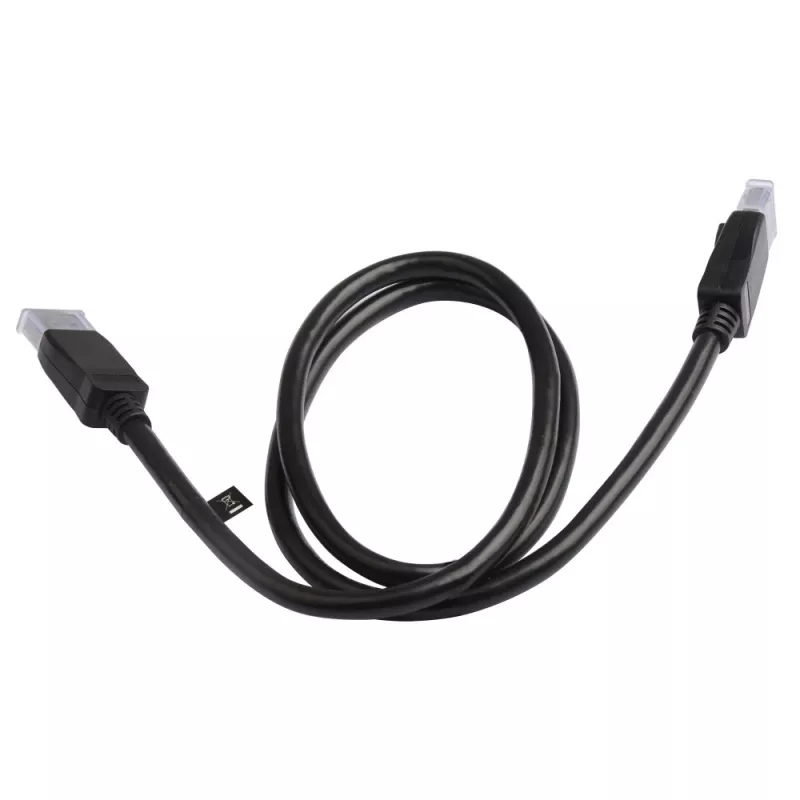 Techly ICOC DSP-A14-010 DisplayPort kabelis 1 m Melns
