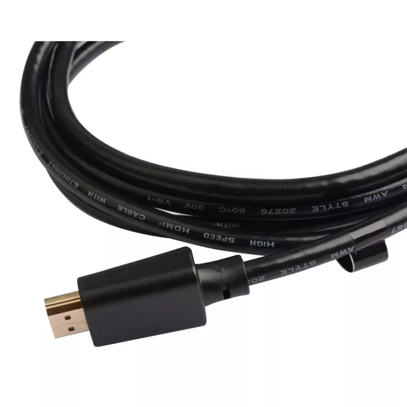 Techly ICOC HDMI21-8-020 HDMI kabelis 2 m HDMI Type A (Standarta) Melns