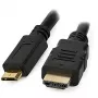 Techly 5m ātrgaitas kabelis Mini HDMI uz HDMI vīriešu/vīriešu melns ICOC HDMI-B-050