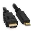 Techly 5m ātrgaitas kabelis Mini HDMI uz HDMI vīriešu/vīriešu melns ICOC HDMI-B-050