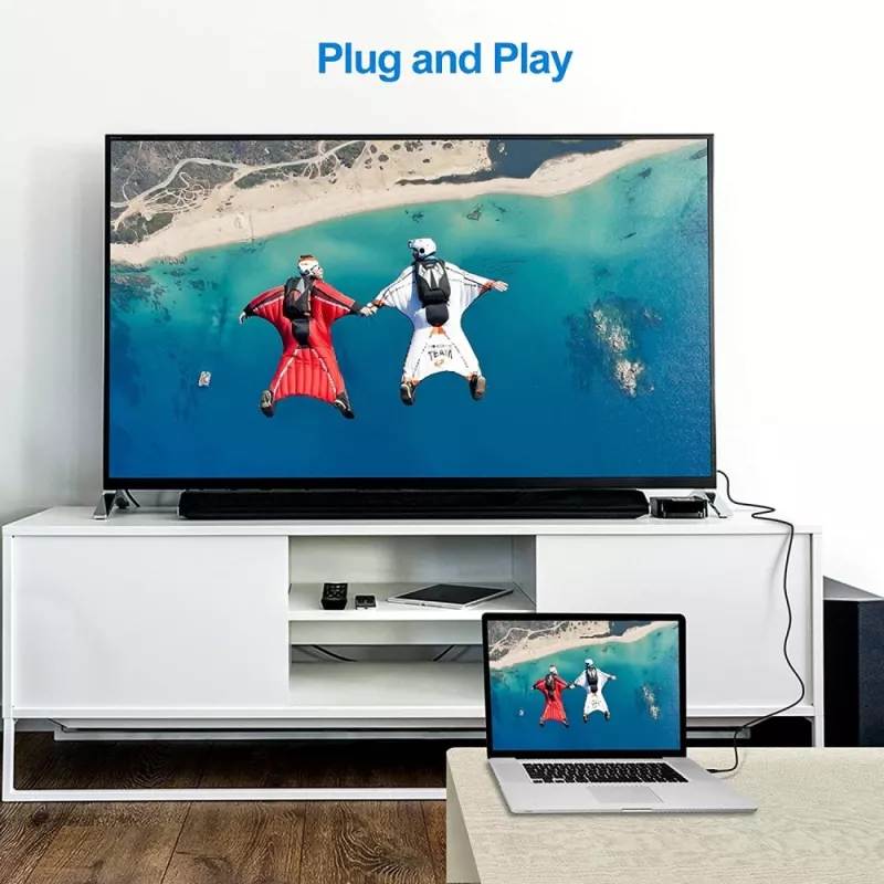 Techly 5m ātrgaitas kabelis Mini HDMI uz HDMI vīriešu/vīriešu melns ICOC HDMI-B-050
