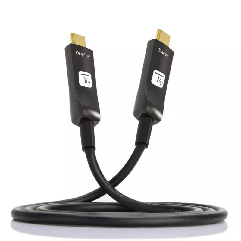 Techly ICOC-U3C-HY-010 USB kabelis 10 m USB C Melns