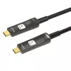 Techly ICOC-U3C-HY-015 USB-C aktīvais optiskais kabelis 15 m melns