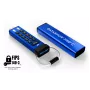 iStorage datAshur PRO+C 32GB – FIPS 140-3 Level 3 sertificēts USB Type-C zibatmiņas disks ar AES-XTS 256 bitu aparatūras šifrēšanu un PIN aizsardzību