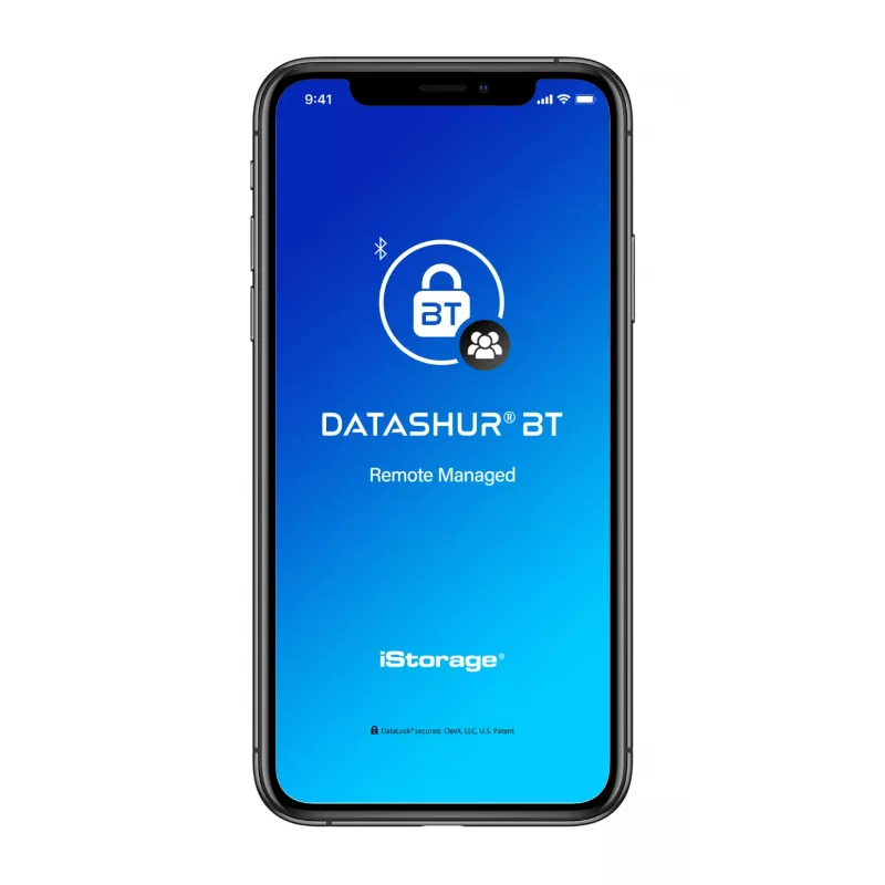 iStorage datAshur BT 64 GB šifrēts USB zibatmiņas disks ar Bluetooth atbloķēšanu