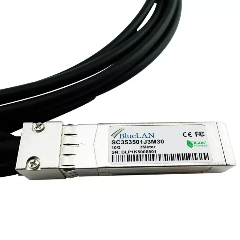 BlueOptics J9283A-BL InfiniBand/optiskās šķiedras kabelis 3 m SFP+ vīriešu/vīriešu