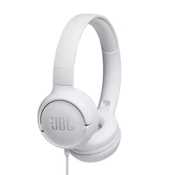 JBL Tune 500 WHITE, vadu austiņas, 20–20000 Hz, 148 g, balta