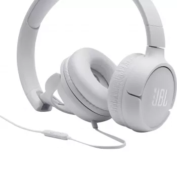 JBL Tune 500 WHITE, vadu austiņas, 20–20000 Hz, 148 g, balta